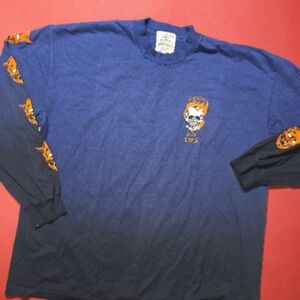 Warren Lotas X Ricardo Deseño Long Sleeve Tshirt Samurai Skull XXL
